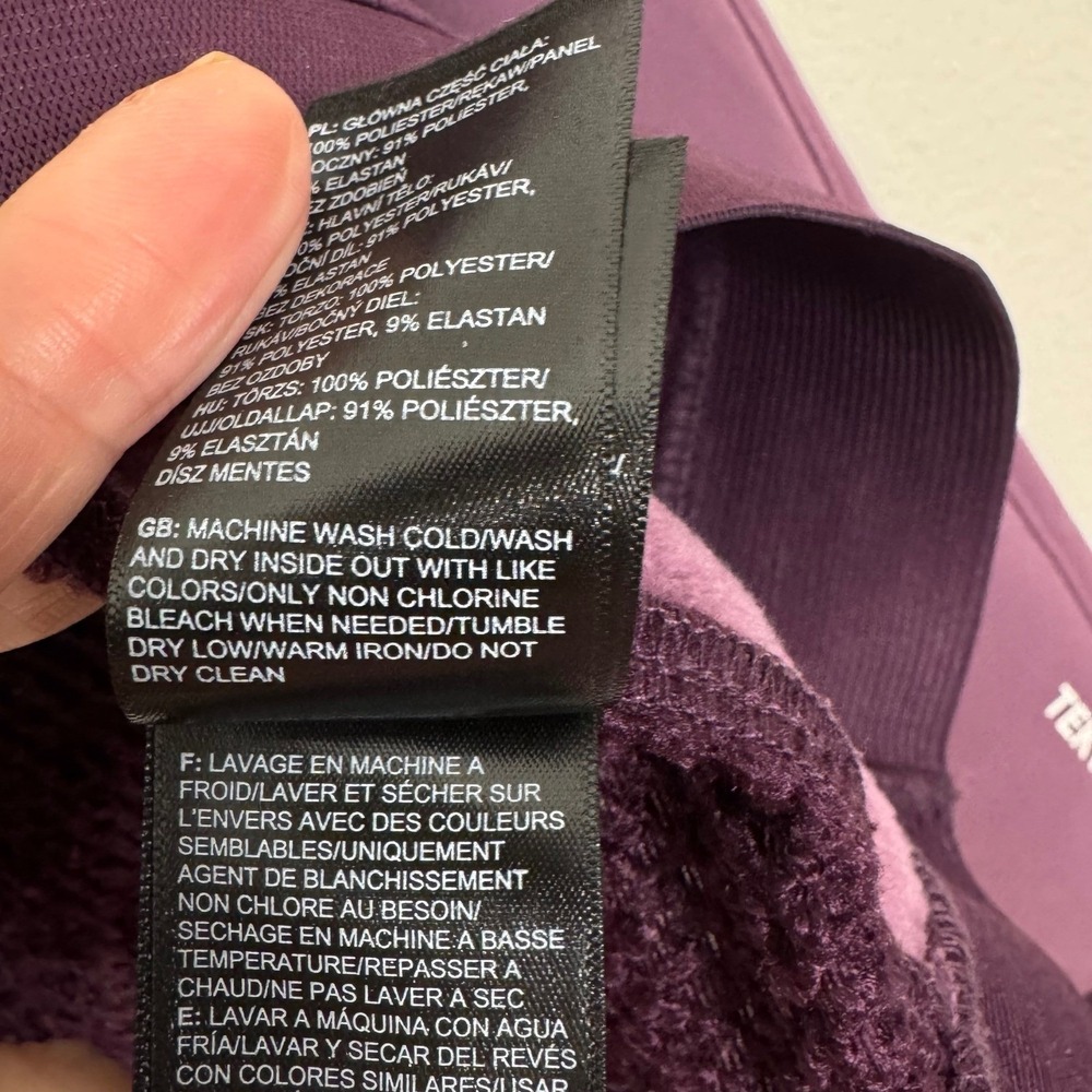 NWT North Face Women's Tekwear Futrflc Sweatshirt L Purple Gorpcore Athleisure - Picture 9 of 9